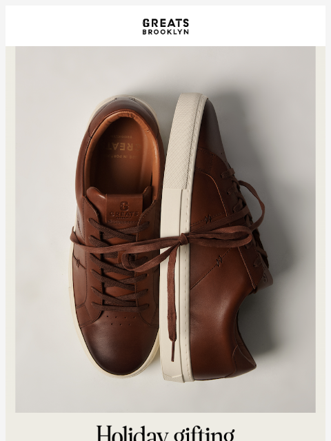 greatsbrand newsletter: Holiday gifting, made GREATS