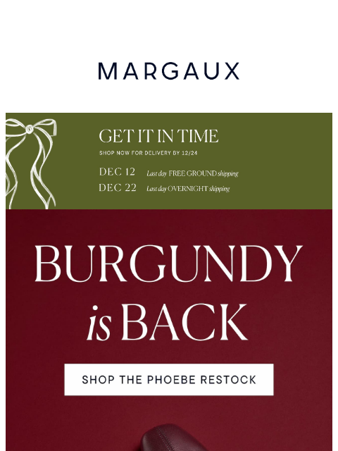 margauxny newsletter: More pairs have arrived!
