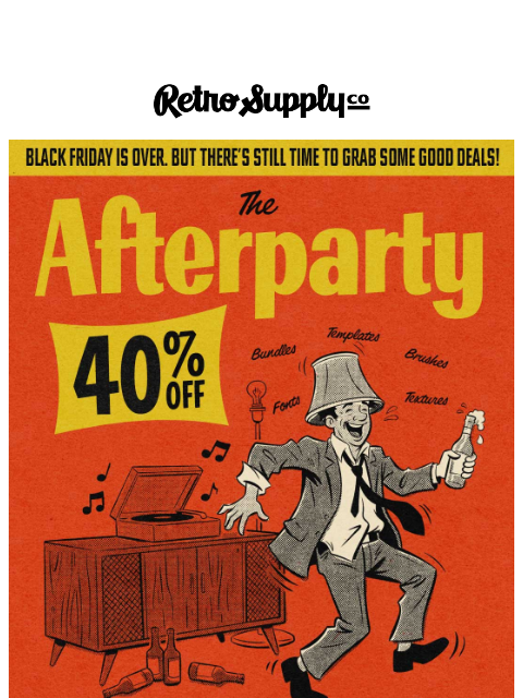 retrosupply newsletter: Copy textures made from real toner