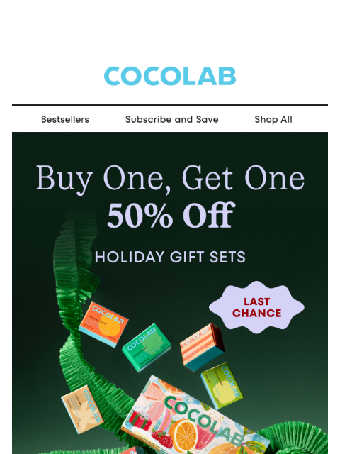 cocolab newsletter: Our last Holiday sale is here!