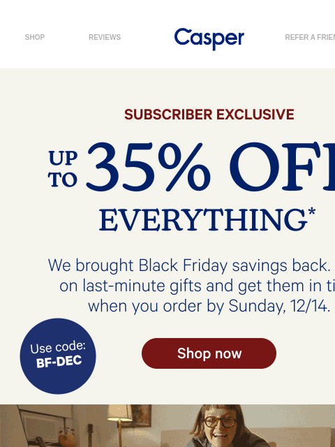 casper newsletter: Our ergonomist’s gifting list 🎁