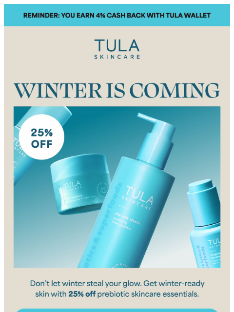 tula newsletter: ❄️ ❄️ ❄️Winter is coming! ❄️ ❄️ ❄️