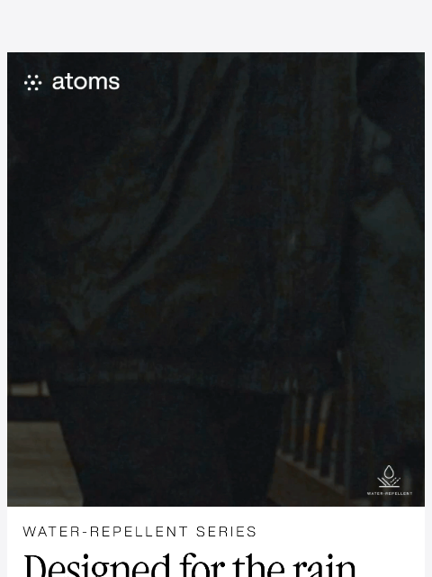 atoms newsletter: Model 000 - Mulberry Red (Designed for rain)