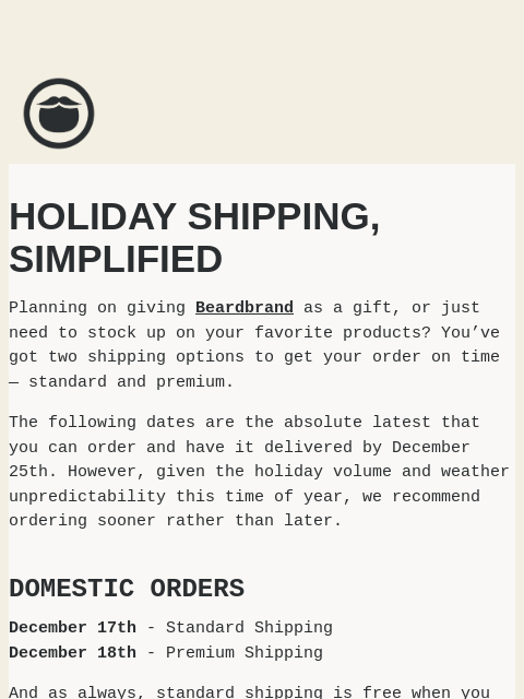 Order by these dates for holiday shipping ͏ ͏ ͏ ͏ ͏ ͏ ͏ ͏ ͏ ͏ ͏ ͏ ͏ ͏ ͏ ͏ ͏ ͏ ͏ ͏ ͏ ͏ ͏ ͏ ͏ ͏ ͏ ͏ ͏ ͏ ͏ ͏ ͏ ͏ ͏ ͏ ͏ ͏ ͏ ͏ ͏ ͏ ͏ ͏ ͏ ͏ ͏ ͏ ͏ ͏ ͏ ͏ ͏ ͏ ͏ ͏ ͏ ͏ ͏ ͏ ͏ ͏ ͏ ͏ ͏ ͏ ͏ ͏ ͏ ͏ ͏ ͏ ͏ ͏ ͏ ͏ ͏ ͏ ͏ ͏