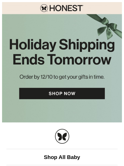 honest newsletter: Last call for gifts 🎁