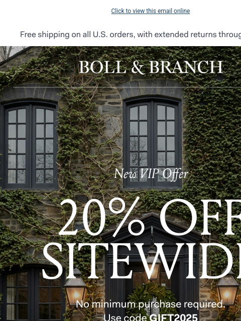bollandbranch newsletter: 🎁 Free delivery by 12/25 plus...