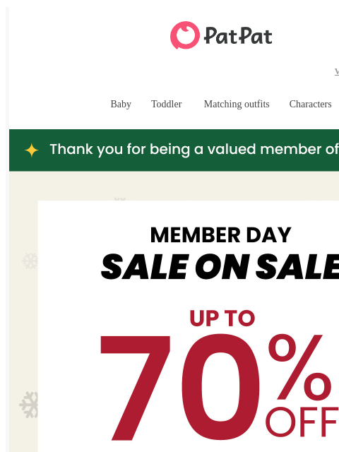 patpat newsletter: re: Congratulations, You’ve Unlocked Your Member D...