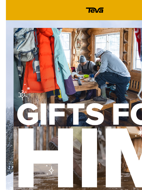 teva newsletter: Gifts he’ll actually use 🎁
