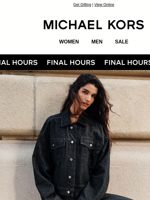 michaelkorsmail newsletter: It Really Can’t Stay: 25% Off Ends Tonight