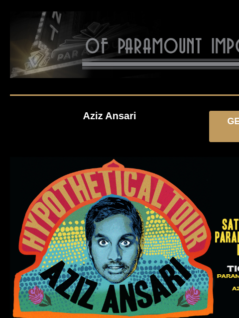 Ninja Kidz | How Did This Get Made Aziz Ansari GET PRESALE TICKETS Aziz Ansari Aziz Ansari Saturday, February 22nd at 7:00PM Presale: Now – Thursday 12/12 11:59PM passcode: AZIZ Tickets On Sale: Friday