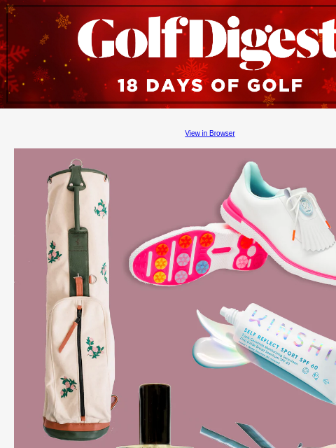 GolfDigest View in Browser What to get the female golfer in your life This roundup includes great gift ideas for women who love golf, whether you've known them for 20 minutes or 20 years. Read More