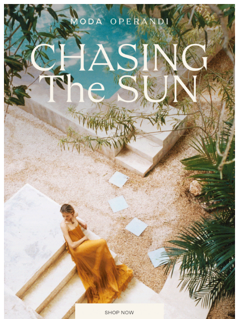 modaoperandi newsletter: Discover The VACATION SHOP