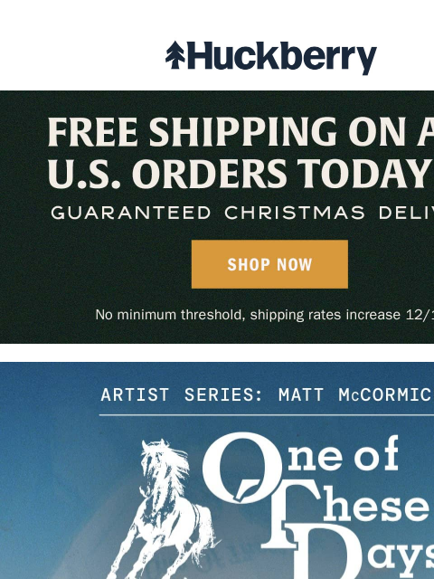 huckberry newsletter: The Coziest Shop On the Internet