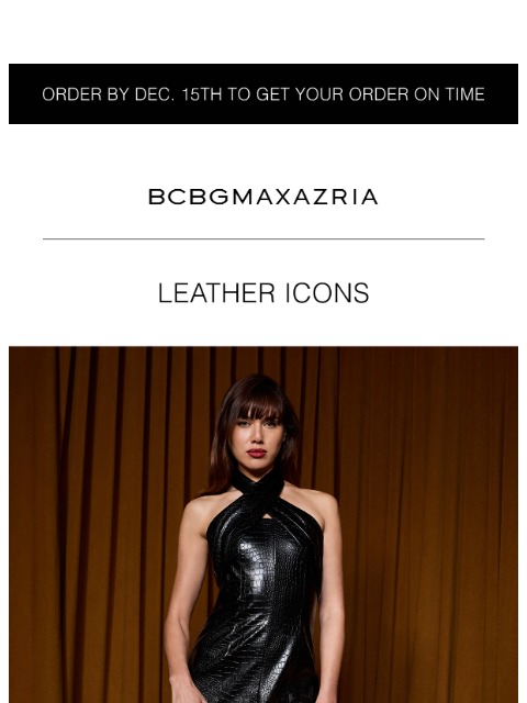 bcbg newsletter: The Edit: Leather Icons