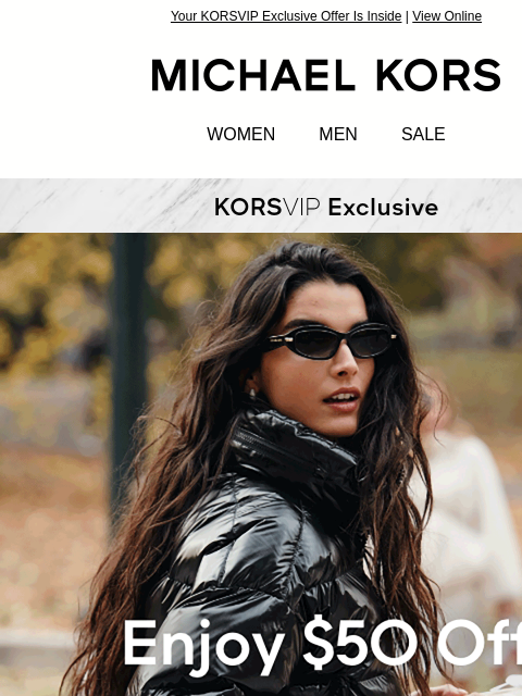 michaelkorsmail newsletter: A Little Gift From Us To You