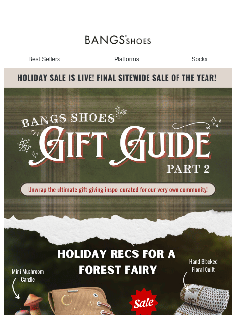 bangsshoes newsletter: Discover Your Perfect Gifts in Part 2! 🎁