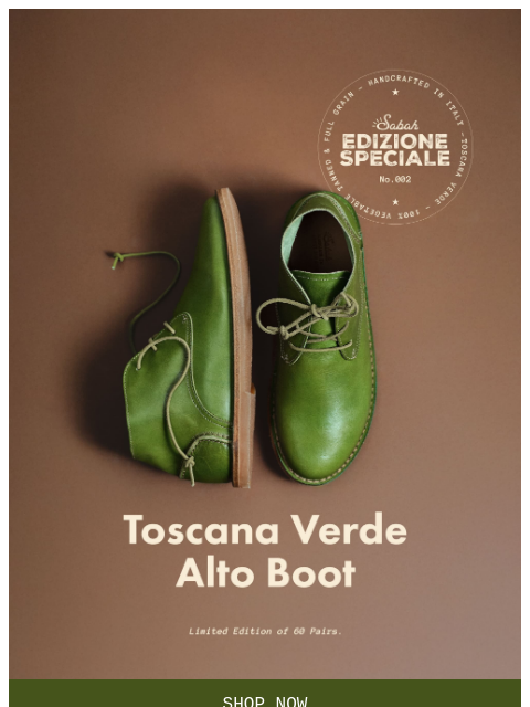 sabah newsletter: For The Collectors 💚 60 Pairs Only.