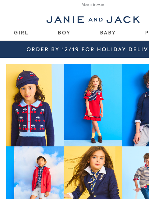 janieandjack newsletter: First look at Resort 2026 + 20% off