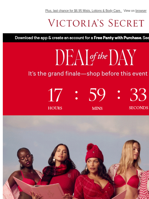 victoriassecret newsletter: Today Only: BOGO FREE PJ Sets