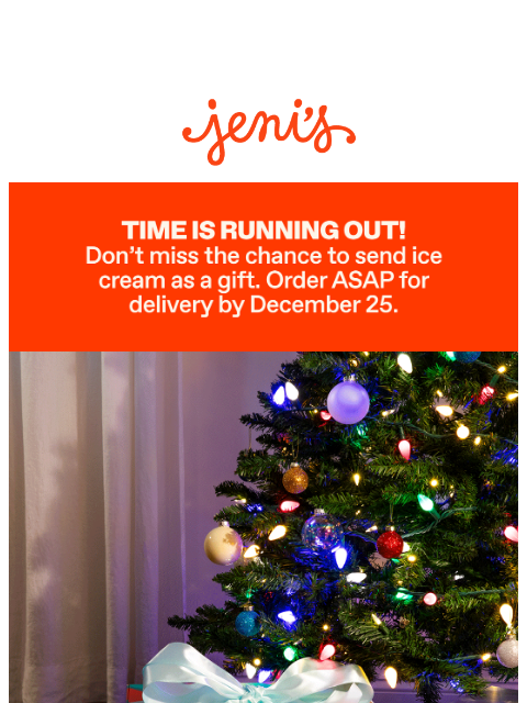 jenis newsletter: Time is running out for ice cream delivery