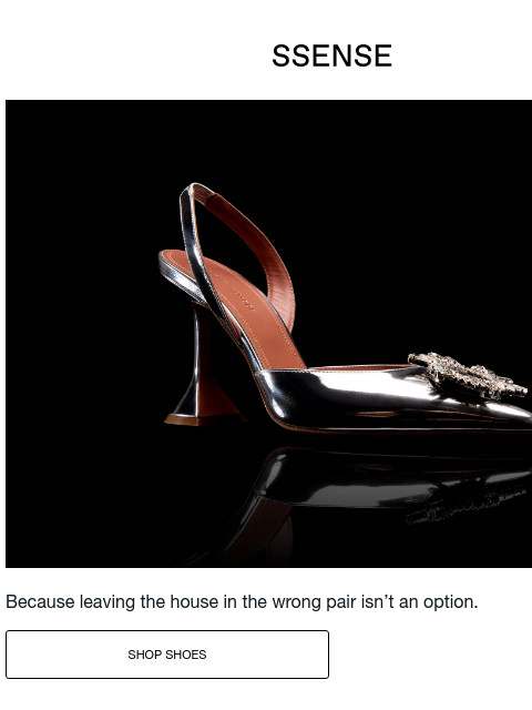 ssense newsletter: Your Next Best Shoe Is on Sale
