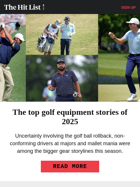 golfdigest newsletter: Caddie shuts down LIV 'fake news'