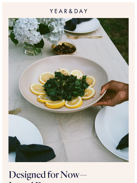 yearandday newsletter: Set the table for generations