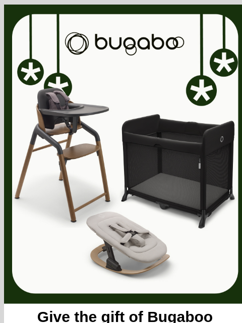 bugaboo newsletter: Wrap up the best gifts