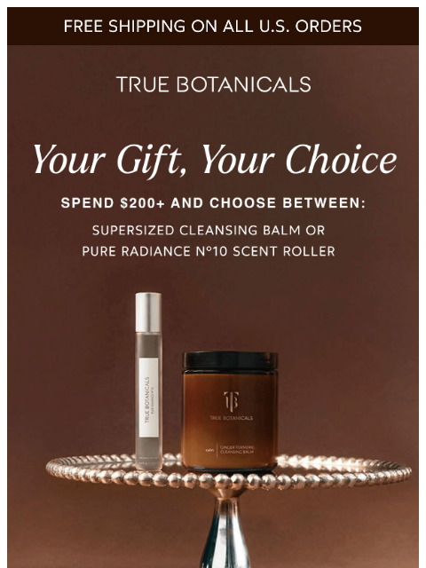 truebotanicals newsletter: New Gifts to Choose From