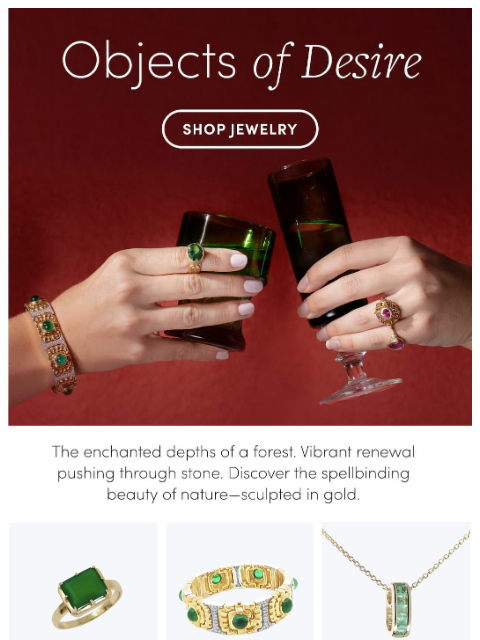 abchome newsletter: For Her: Our Most Coveted Jewelry