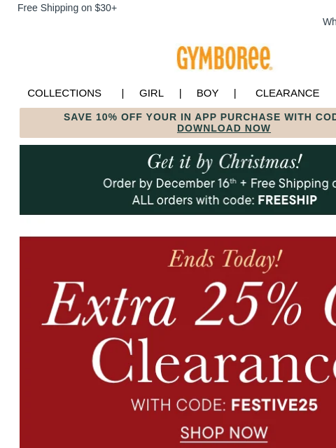 gymboree newsletter: GIFT IDEA: Curated Outfits in One Click 🎁👕👖