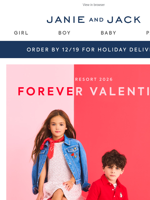 janieandjack newsletter: Introducing a collection you'll ❤️