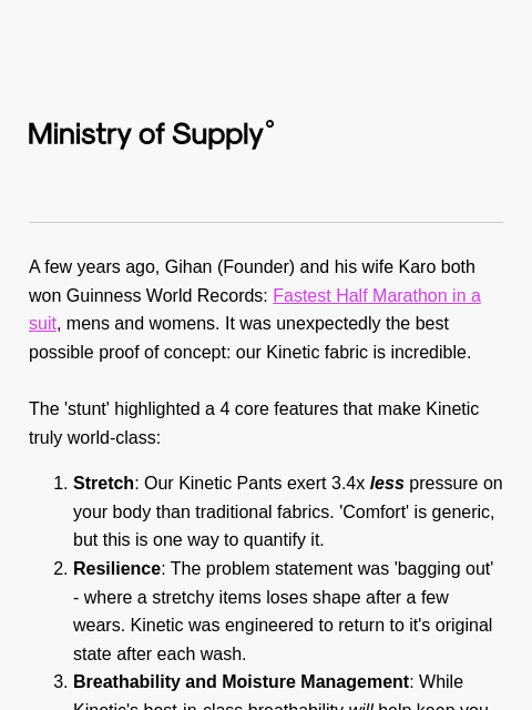 ministryofsupply newsletter: TWO Guinness World Records