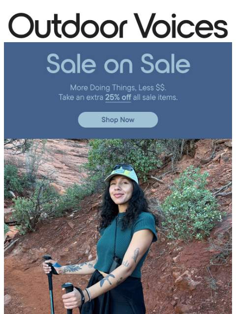 outdoorvoices newsletter: WE LOVE WAFFLES