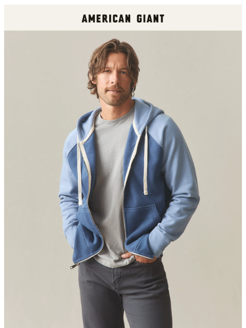 american-giant newsletter: New Colors for the Midweight Zip Up