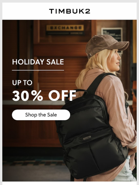 timbuk2 newsletter: Busy Lives Need Dependable Gear | up to 30% Off