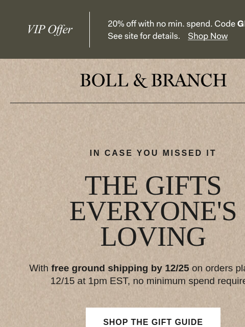 bollandbranch newsletter: Don't miss these gifts 🎁