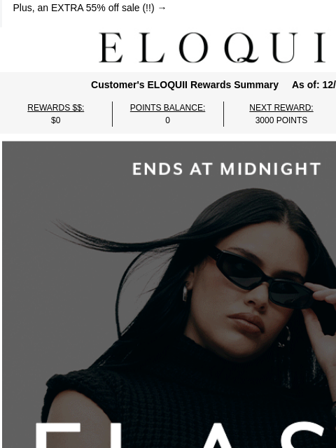 eloquii newsletter: Ends at midnight! Styles from $19