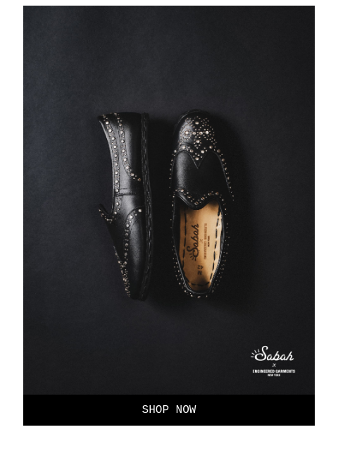 sabah newsletter: Engineered Garments x Sabah ⚫