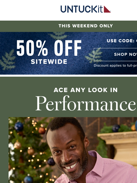 untuckit newsletter: 50% Off Sitewide ⏳ Ends Tomorrow