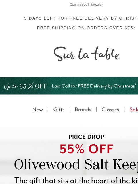 surlatable newsletter: A Good Weekend for Great Kitchen Deals