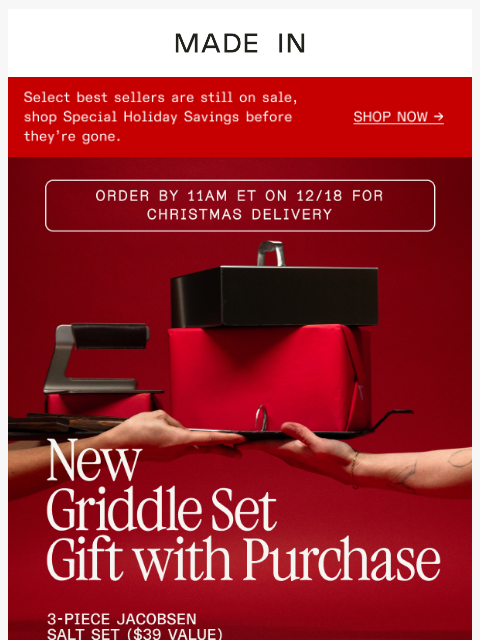 madeincookware newsletter: 🚨 Best Sellers Are Still on Sale