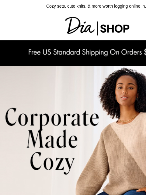 dia newsletter: WFH, But Make it Holiday-Chic ♥️