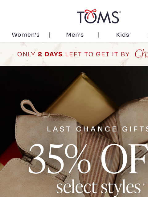 toms newsletter: Take 35% Off Boot Bestsellers