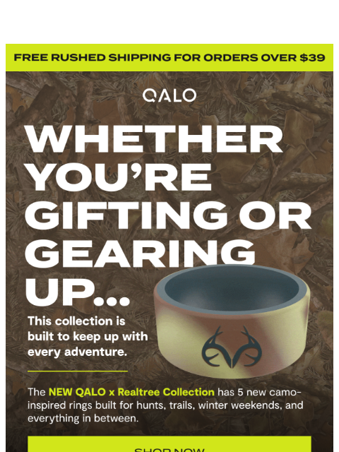 qalo newsletter: Give the gift of outdoor wear