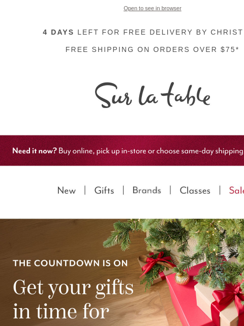 surlatable newsletter: Deals So Good, Even Santa’s Jealous