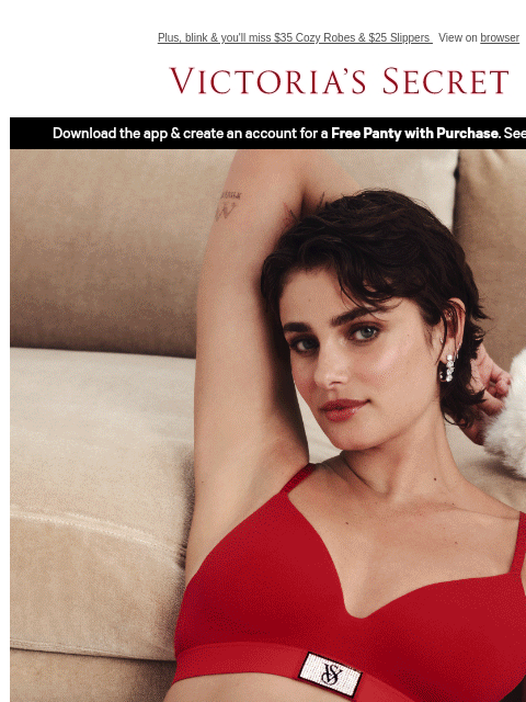 victoriassecret newsletter: Buy 2 Bras, Get 1 FREE—Run, Don't Walk