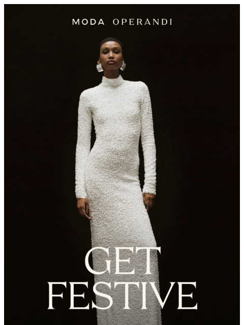 modaoperandi newsletter: Prepare for compliments