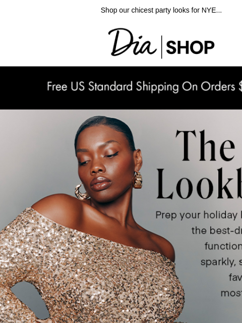 dia newsletter: SEQUINS! SHIMMER! SHINE!​