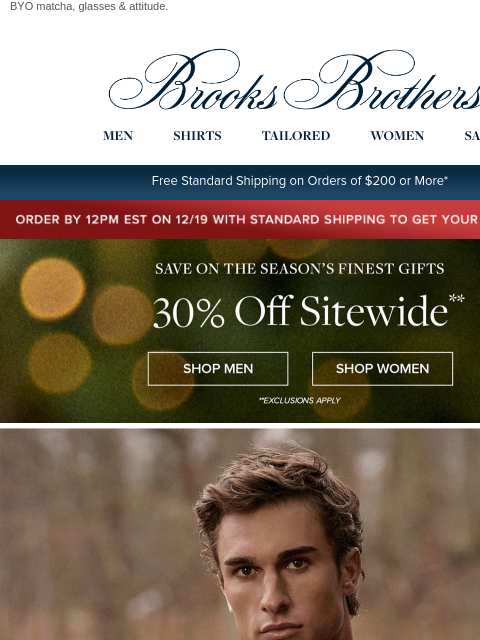 brooksbrothers newsletter: His quarter-zips, up to 50% off